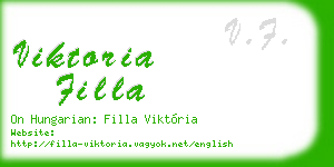 viktoria filla business card